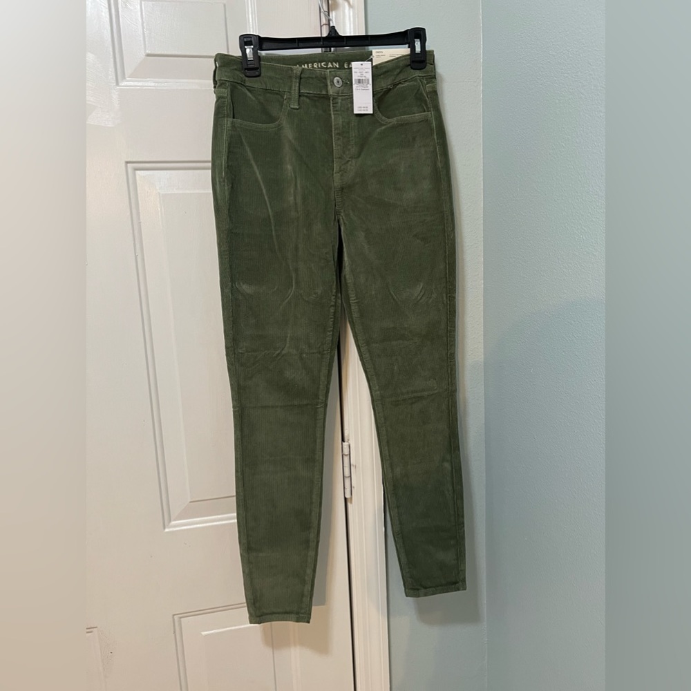 Olive green American eagle pants
